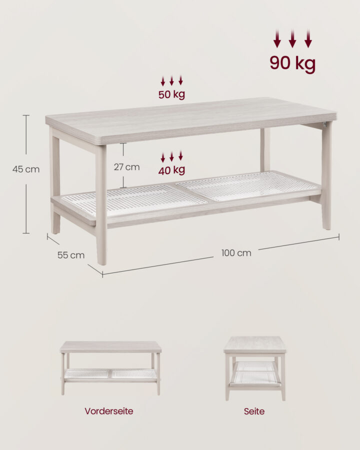Kohvilaud 100x55x45cm Kohvilauad