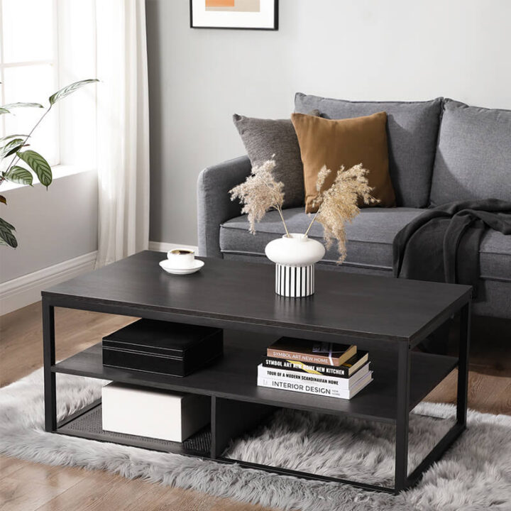 Kohvilaud 110x60x45cm must Kohvilauad