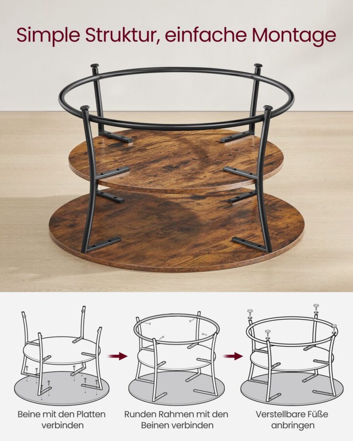 Kohvilaud 80x80x46.5cm antiik, must Kohvilauad