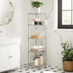 Vannitoariiul 30x30x121cmcm nahatooni s Vannitoariiulid