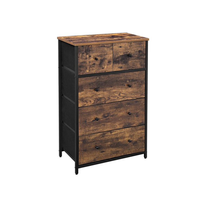 Öökapp 56x30x93cm must, kasvav vananenud värv Kummutid