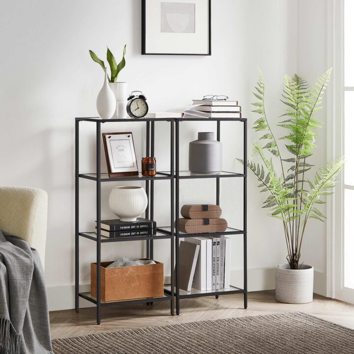 Hoiuriiul 40x30x95cm must Köögiriiulid