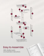 Klaasist riiulid Elutoamööbel Homewell 12