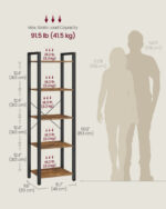 Raamaturiiul Elutoamööbel Homewell 12