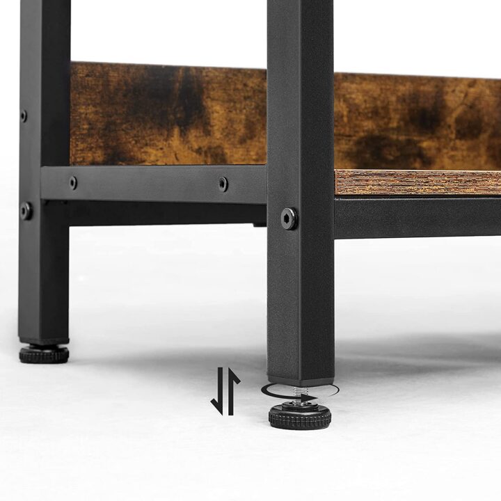 Raamatukapp 120x33x80cm must, retrovärv Raamaturiiulid