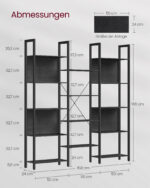 Redelriiulid 158x24x164.6cm Raamaturiiulid