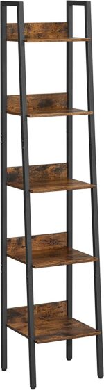 Redelriiulid 33.8x30x170cm rustikaalne pruun, must Riiulid
