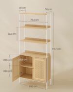 Raamaturiiul 76.4x30x174.7cm Raamaturiiulid