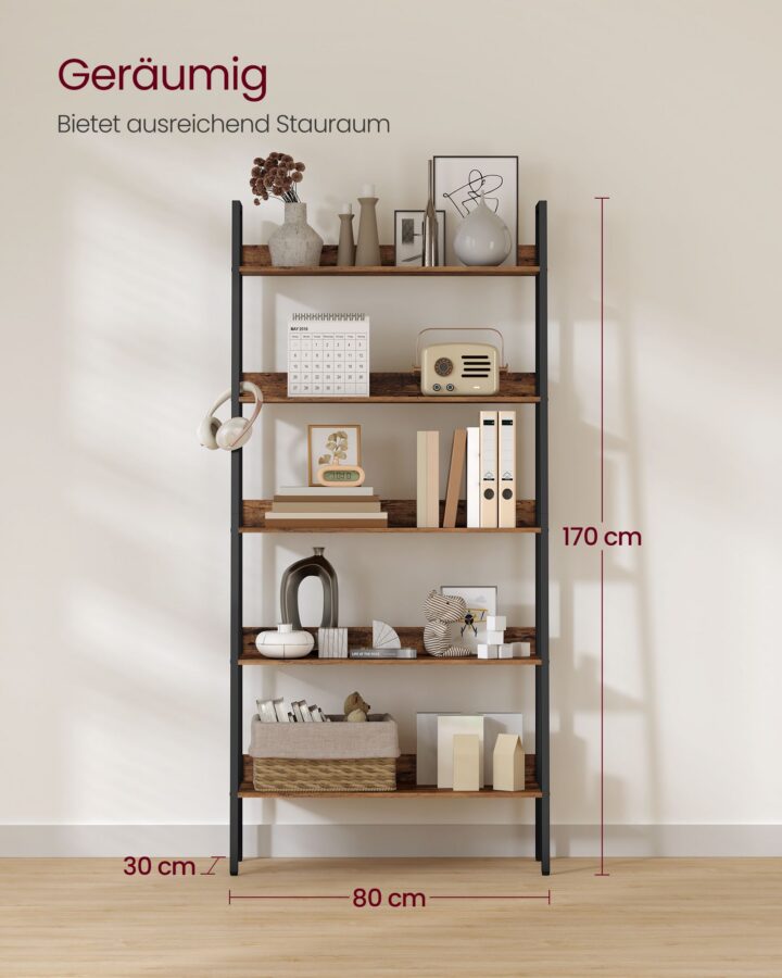 Raamatukapp 80x30x170cm Raamaturiiulid