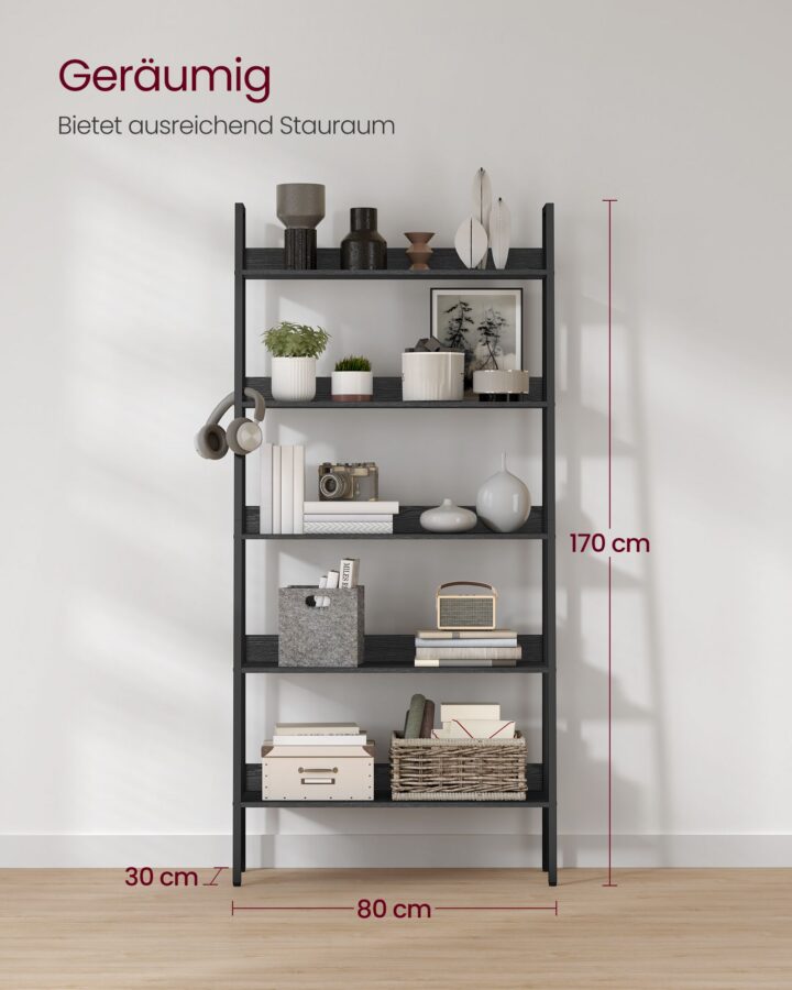 Raamaturiiul 80x30x170cm Raamaturiiulid