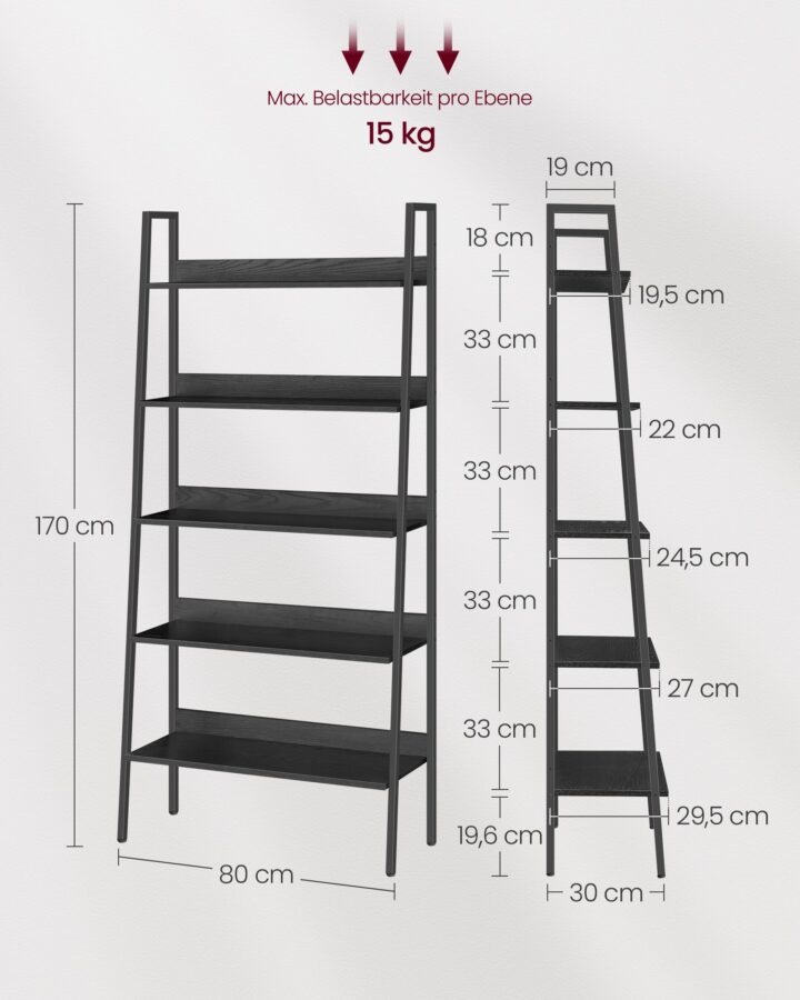 Raamaturiiul 80x30x170cm Raamaturiiulid