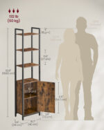 Raamaturiiul Elutoamööbel Homewell 13