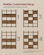 Raamaturiiul Elutoamööbel Homewell 9