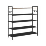 Kingariiul 90x29x92.5cm must Jalanõuderiiulid