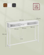 Konsoollaud 120x25x81.1cm Konsoollauad