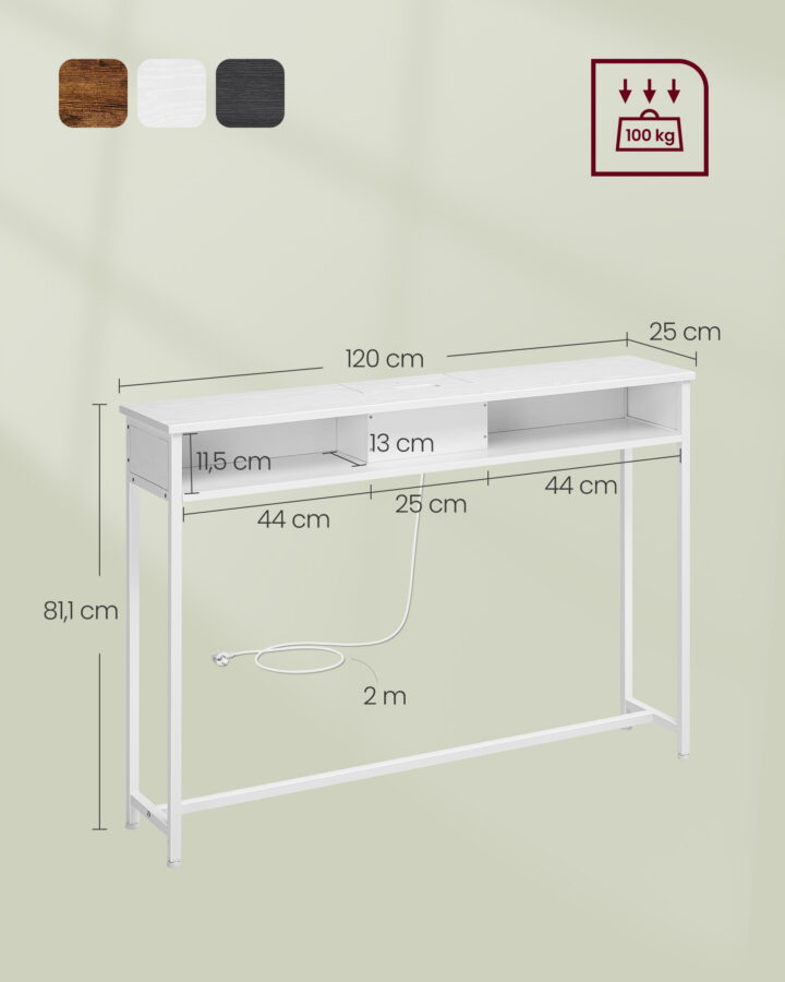 Konsoollaud 120x25x81.1cm Konsoollauad