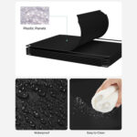 Plastikust kuubikute hoiustamine 123x31x123cm must Lemmikloomatarbed