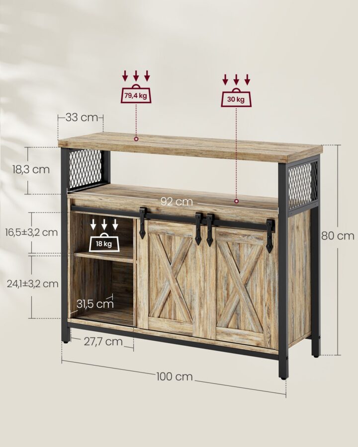 Hoiukapp 100x33x80cm Esikukapid