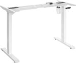 Seisulaud 110-155x58x68-116cm valge Reguleeritava kõrgusega lauad