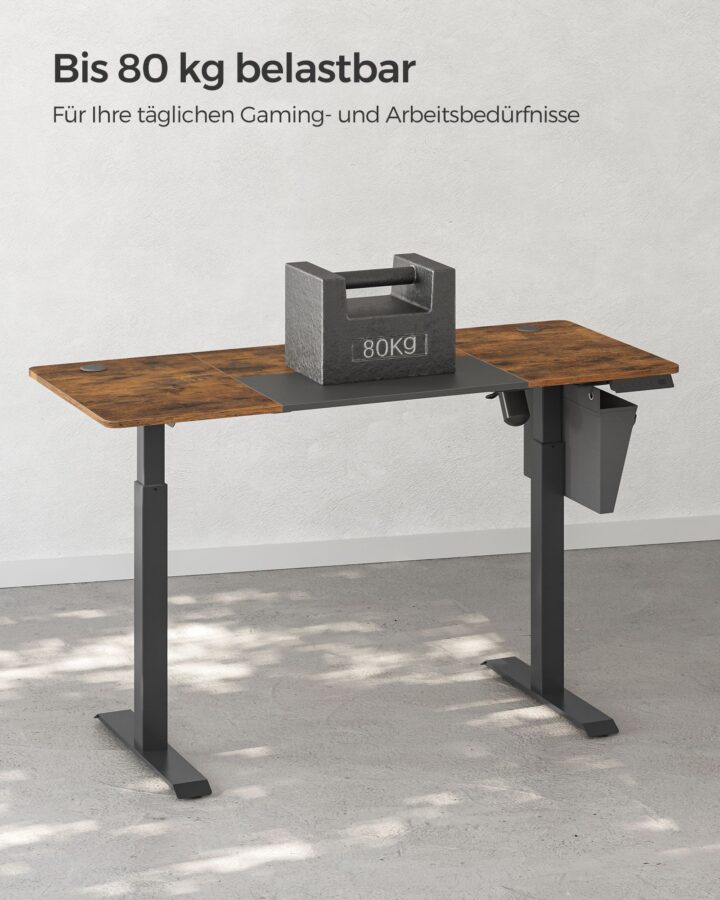 Seisulaud 140x60x120cm(72-120) antiik, must Reguleeritava kõrgusega lauad