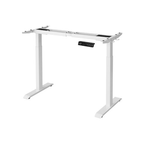 Seisulaud 107.5-175x60x71-117cm valge Reguleeritava kõrgusega lauad