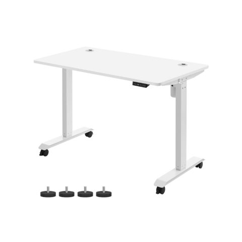 Seisulaud 140x70x73.5-119cm valge Reguleeritava kõrgusega lauad
