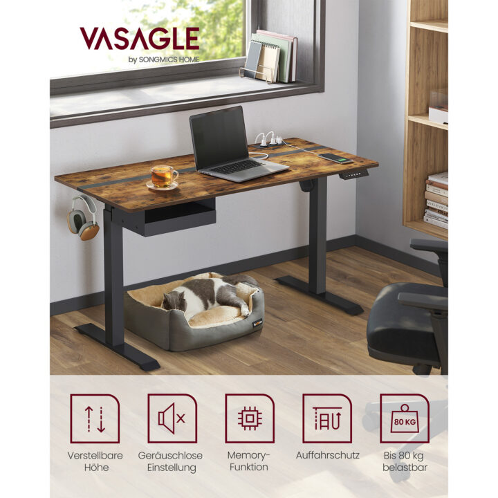 Seisulaud 140x60x72-120 Reguleeritava kõrgusega lauad
