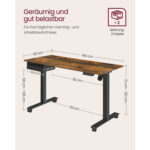 Seisulaud 140x60x72-120 Reguleeritava kõrgusega lauad
