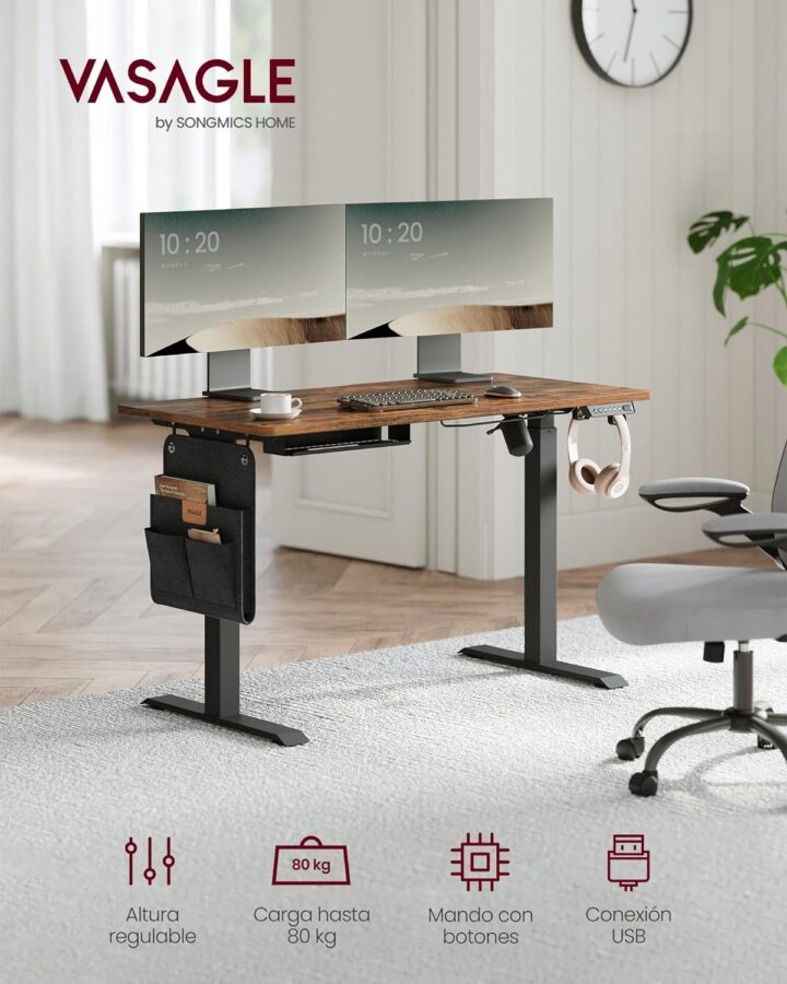 Seisulaud 120x60x72-120cm Reguleeritava kõrgusega lauad