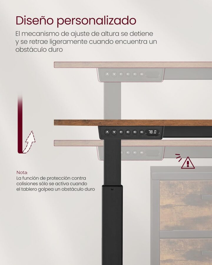 Seisulaud 120x60x72-120cm Reguleeritava kõrgusega lauad
