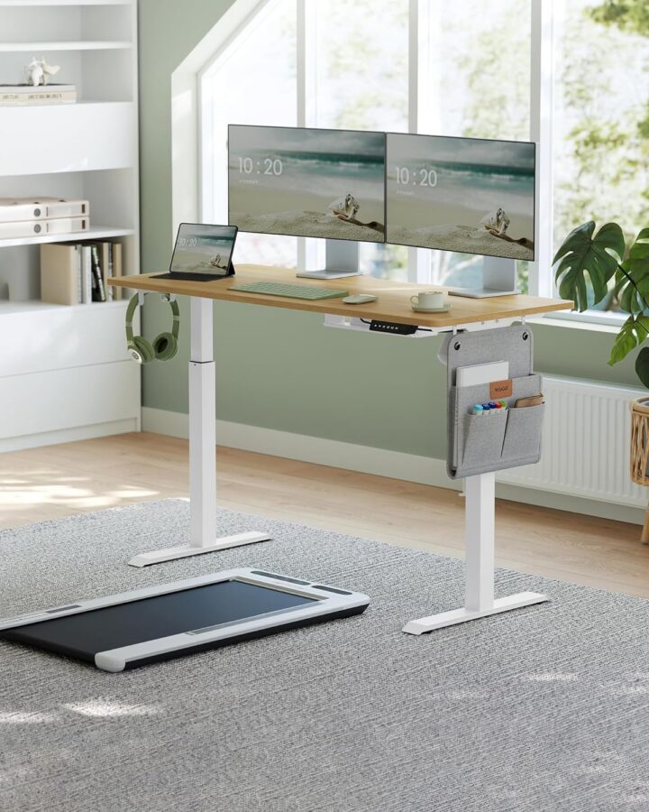 Seisev töölaud 140x60x72-120cm Reguleeritava kõrgusega lauad