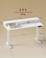 Seisulaud 140x60x(83.5-131.5cm) Reguleeritava kõrgusega lauad