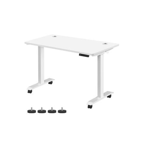 Seisulaud 120x60x71-117cm valge Reguleeritava kõrgusega lauad