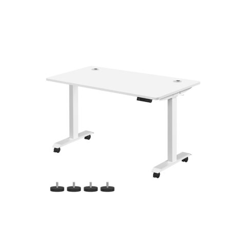 Seisulaud 140x70x71-117cm valge Reguleeritava kõrgusega lauad