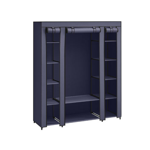 Riidekapp 150x45x175cm meresinine Metallist riidepuud