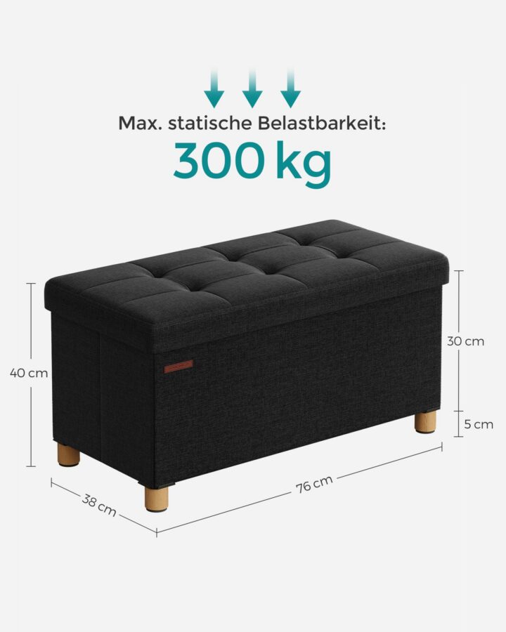 Tumba hoiupaigaga 76x38x40cm hall Tumbad, kanapeed ja kott-toolid