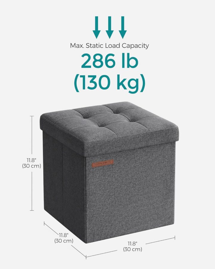 Tumba hoiupaigaga 30x30x30cm hall Tumbad, kanapeed ja kott-toolid