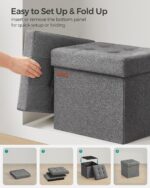 Tumba hoiupaigaga 30x30x30cm hall Tumbad, kanapeed ja kott-toolid