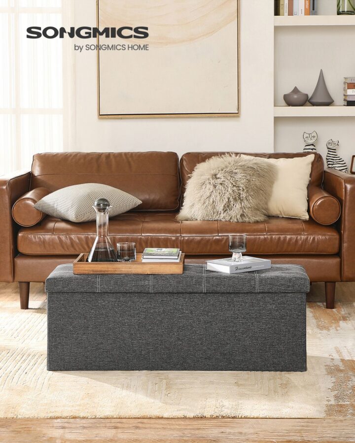 Hoiukastiga tumba 110x38x38cm helehall Kummutid
