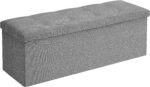 Säilituskast jalamannaga 110x38x38cm helehall Kummutid