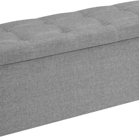 Säilituskast jalamannaga 110x38x38cm helehall Kummutid