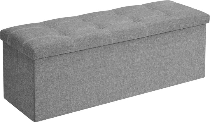 Säilituskast jalamannaga 110x38x38cm helehall Kummutid