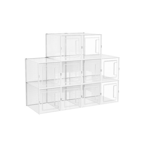 Plastikust kingakarp 21×33.4×22.5cm valge Jalanõudekapid