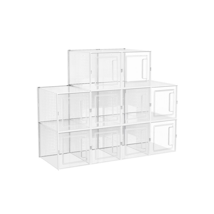 Plastikust kingakarp 21×33.4×22.5cm valge Jalanõudekapid