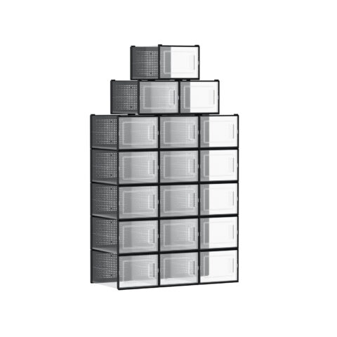Plastikust kingakarbid 35.0 x 25.2 x 19.0cm must Karbid, kastid ja kirstud