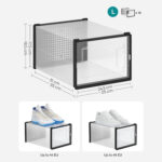 Plastikust kingakarbid 35.0 x 25.2 x 19.0cm must Karbid, kastid ja kirstud