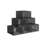 Plastikust kingakarp 34.5x27x19cm must Jalanõukapid