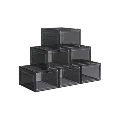 Plastikust kingakarp 34.5x27x19cm must Jalanõukapid