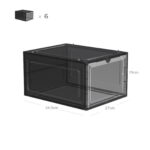 Plastikust kingakarp 34.5x27x19cm must Jalanõukapid