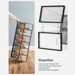 Plastikust kingakarp 23×33.5x14cm must Karbid, kastid ja kirstud